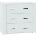 vidaXL Sideboard Weiß 80x33x70 cm Holzwerkstoff 816576