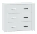 vidaXL Sideboard NA Sideboard Weiß 80x33x70 cm Spanplatte