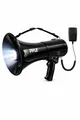 Pyle PMP561LTB schwarz Signalhorn, Megaphon mit Sirene 50 W bis 1100m mit Licht