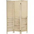 ML-Design Paravent 3-Teilig Osaka Natur 170x121 cm aus Bambus