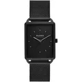 SKAGEN Quarzuhr HAGEN SKW6928, Armbanduhr, Herrenuhr, Damenuhr, Edelstahlarmband schwarz