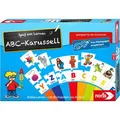 Noris Lernspiel 606076151, ABC-Karussell, ab 5 Jahre, 1-6 Spieler, Buchstaben lernen