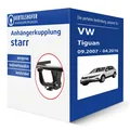 Oris Anhängerkupplung starr für VW Tiguan Typ 5N AHK