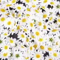 100x künstliche weiß Handwerk Gerbera Daisy Gänseblümchen Stoff Blumen Köpfe ...