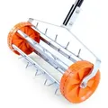 ?FUXTEC Rasenlüfter FX-RL400 mit 43 cm Breite, Vertikutierer Rasenbelüfter Rasenrolle