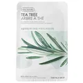 The Face Shop Real Nature Blattmaske mit Teebaumextrakt, 20 g