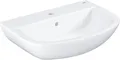 Grohe Waschtischarmatur mit Überlauf 60cm weiß 39421000 (Paket, Bau Keramik Waschtisch)
