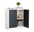 VCM Aktenschrank Büroschrank Stahlschrank abschließbar Malivo 2fach (1-St) VCM Büroschrank Malivo 90x80x40 cm Stahl