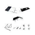 Balkonkraftwerk Halterung Aufständerung Komplettset horizontal für 1 Panel PV Modul Dach Solar Flachdach 10-40°