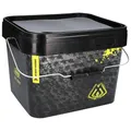 MIKADO 10L Square Bait Bucket Eimer Futtereimer mit Deckel Angeleimer Ködereimer