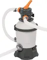 Bestway Flowclear Sandfilteranlage 3.028 l/h Weiß Filter Anlage für Pool
