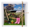 ZauberDeko Geschenkbox Geldgeschenk Garten MIT NAME Gutschein Gewächshaus Blumen Geschenk