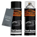Autolack Spraydosen Set für Mercedes Daimler Benz 7343 Glimmergrau Trucks
