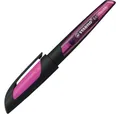 STABILO Füllfederhalter Füller Easy Buddy M-Feder schwarz-magenta Soft-Griffzone