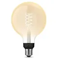 Philips Hue White E27  Filament Globe G125 7W dimmbar 2100K warmweißes Licht - steuerbar via App, kompatibel mit Amazon Alexa