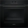 SIEMENS Einbaubackofen iQ300 HB272ABB0, mit Auszug nachrüstbar, Deep black inox