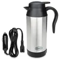 HEYNER® Reisewasserkocher 12V Auto elektr. Wasserkocher Reise Edelstahl Elektrisch Warmhaltefunktion ml Heizbecher I