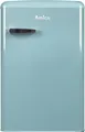 Amica KS 15612 T, Kühlschrank mit Gefrierfach im Retro Design, 85 cm Höhe, ice blue,