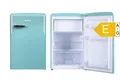 Amica Retro Kühlschrank KS15612T mit Gefrierfach 108L türkis-blau 86x55cm E