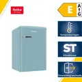 Amica KS 15612 T Retro-Kühlschrank, 55 cm breit, 87,5 cm hoch, 108 L, Automatisc