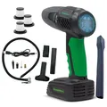Hammersmith AirStorm inkl. HEPA-Filter 3er Set - Kabelloser Handstaubsauger & Luftkompressor mit SOS-Licht & umfangreichem Zubehörset - Autoreifen aufpumpen - Kontrolle des Reifendrucks - Multitool