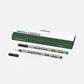 2x MONT BLANC Tintenrollermine M Mittel Tinte GRÜN 128235 118127 Original Minen