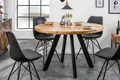 riess-ambiente Esstisch IRON CRAFT 120cm natur/schwarz - Mango-Massivholz, Eisen-Beine, rund, Industrial Design & bis zu 4 Personen – ideal für Dein Loft-Esszimmer