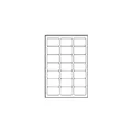 Avery - Adressetiketten - klar - 63,5 x 38,1 mm - 525 Etikett(en) (25 Bogen x 21) (J8560-25)