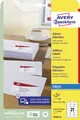 AVERY Zweckform Transparente Adress-Etiketten, 63,5 x 38,1mm