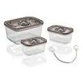 CASO VacuBoxx Eco-Set 3 teilig Glasbehälter 1Stk.1,5l, 2Stk. 0,5l 1177