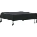vidaXL Tischdecken Uni Schwarz 72 x 72 x 15 cm Stoff 4106076