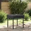 vidaXL Tischdecken Uni Schwarz 72 x 72 x 15 cm Stoff