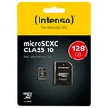 kQ Intenso microSDXC 128 GB Class 10 Speicherkarte inklusive Adapter