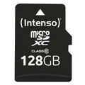 Intenso 128GB microSDXC Class 10 mit SD-Adapter Schwarz 40 MB/s Transferrate NEU