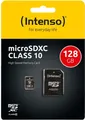 Intenso microSDXC 128GB Speicherkarte Class 10 UHS-I SD-Adapter Schwarz