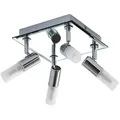 Deckenlampe 'zela' Aus Metall Für Badezimmer Von Lindby