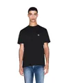 Armani Exchange Men's Essential, Short Sleeve Side Monogram Logo T-Shirt, Black, M