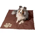 dobar® 60421 Kühlmatte für Hunde - Hundekühlmatte für Hund & Katze - selbstkühlende Matte für Haustiere - Hundedecke mit Kaltgel-Füllung - Kühldecke - 99,5 x 70 cm - Braun