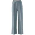 Hessnatur Jerseyhose Relaxed Wide Leg aus Bio-Baumwolle (1-tlg) grün 48