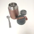 Milux Thermobehälter Essen 650ml Edelstahl Warmhaltebehälter Tragbar