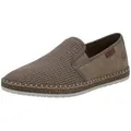 Rieker Espadrille Slipper, Strandschuh, Sommerschuh mit Stretcheinsätzen braun 46 EU