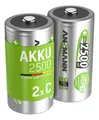 2x ANSMANN NiMH Akku Baby C 2500mAh maxE HR14 5030912 II. Wahl