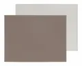 Duo - Platzset rechteckig, Taupe/Weiß
