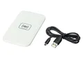 Induktive Qi - Tisch Ladestation weiss