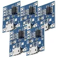AZDelivery 5 x TP4056 Micro USB 5V 1A Laderegler Lithium Li - Ion Batterie Charger Lithium Lademodul inklusive eBook!