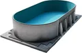 Komplett System für Ovalformbecken 350 x 700 x 120 cm