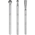 Wolfcraft - 5988000 Diamantschleifstift-set, Kugel- Und Kegelförmig, 3-tlg. 1 Set