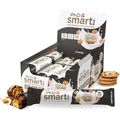 PhD Nutrition Smart Bar Protein Riegel 12 x 64g Cookies and Cream - High Protein Snack mit bis zu 22g Eiweiß und wenig Zucker, Makrofreundlicher Eiweißriegel