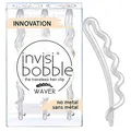 Invisibobble Haarspangen Crystal Clear I 3x Haarspangen transparent für Mädchen und Damen I starker Halt und haarschonend, ohne Metall I das Original, designed in Herzen Münchens