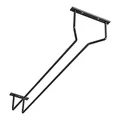 Gläserhalter für 1 Glasreihe 120 x 500 x 70 mm schwarz Halterung für Weingläser Sektgläser Biergläser Weinglasregal von SOTECH